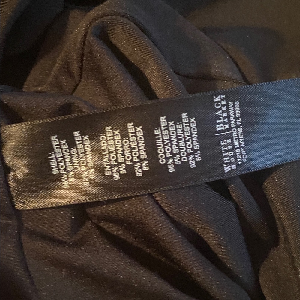 White House black market size large dress 3/4 length sleeves - Picture 7 of 7